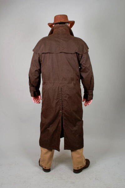 Oilskin - Workhorse Drover Coat, baksidan